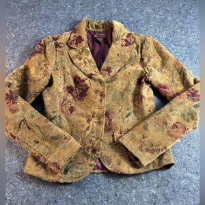 Hot Kiss Embroidered Floral Blazer